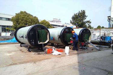 一體化預制泵站現場生產